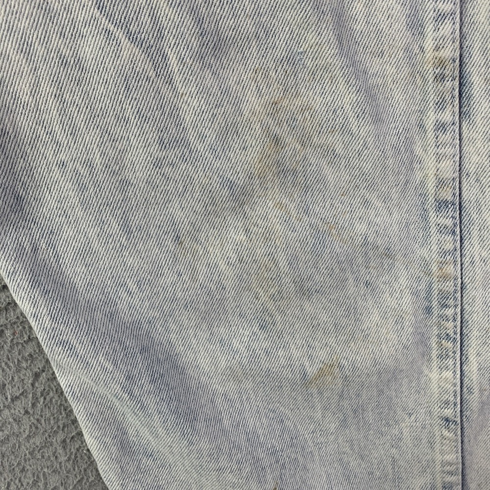 Vintage 1980s Wrangler Acid Wash Jeans Size 34x32 (32x29) Made In USA - Picture 8 of 16